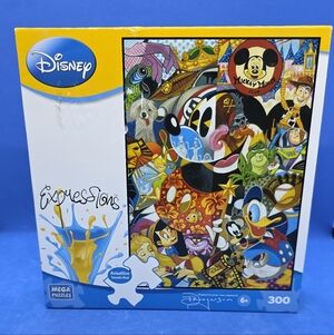 Disney Expressions Jigsaw by Mega Puzzle - New, Small Smudge